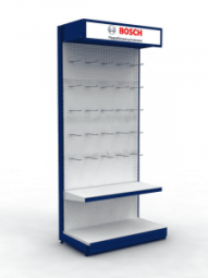 Брендированный стеллаж BOSCH SHOP