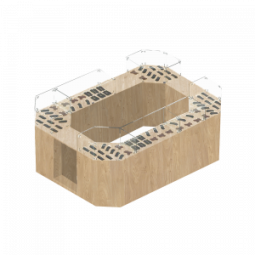 Торговый островок для кожгалантереи ВАЛЕНТИНО №3