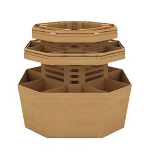 Островной стеллаж для хлеба и печенья