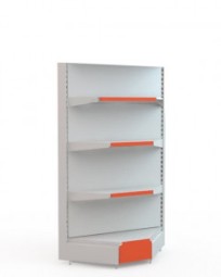 Стеллаж угловой с открытыми полками