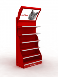 Брендированный стеллаж Royal Canin