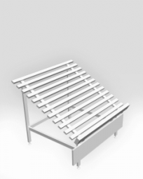 Металлический овощной развал