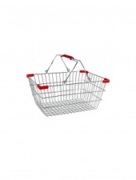 Корзина покупательская металлическая 22 литра с уголками
