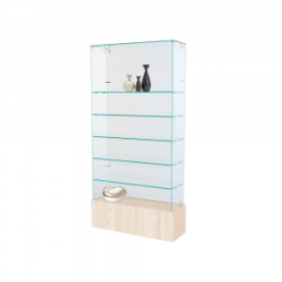 Витрина стеклянная ВЕНА ПОДИУМ №609 (без дверок, задняя стенка стекло)