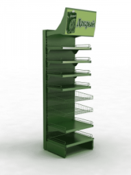 Брендированный стеллаж Добрый