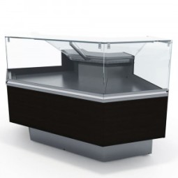 Нейтральная витрина Spring D куб ЛДСП (светлая) угловая 270