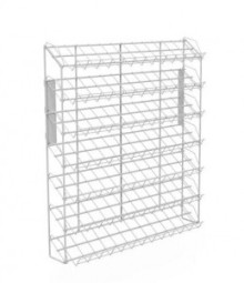 Наклонный блок 7 полок с кронштейнами (ДхГхВ) 660х100х740