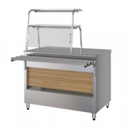 Прилавок нейтральный с полками Марихолодмаш ПНП11