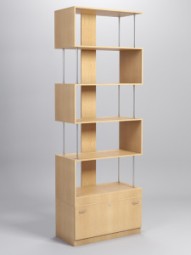 Стеллаж ГЛАСС №7 с тумбой Т-16