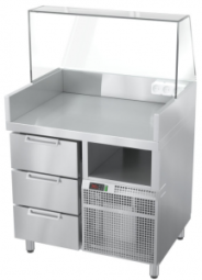 Станция для бургеров и хот-догов Атеси БАВАРИЯ БХС - 900.700-02-2 (без лайт-бокса)