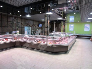 Универсальная холодильная витрина SMS (Static) 270 угловая