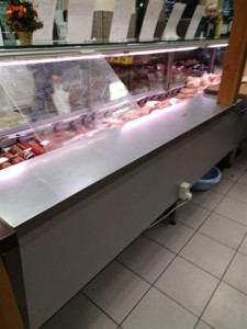 Витрина для кафе, ресторана и бара Spring D куб ЛДСП (светлая) 938