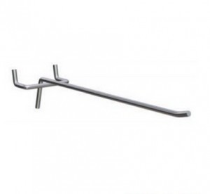 Крючок для перфорации одинарный (диаметр прутка - 4 мм.) хром премиум