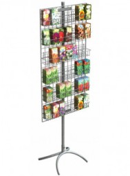 Стойка с сеткой 1200x600мм (СТ01) с полками для семян П16