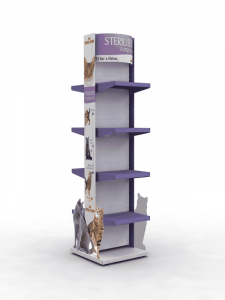 Брендированная стойка двусторонняя Sterilised