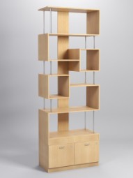 Стеллаж ГЛАСС №8 с тумбой Т-20