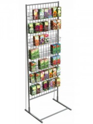 Стенд односторонний 1830х630 (СМ04) с полками для семян П16