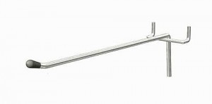 Крючок для перфорации одинарный хром премиум 25/50