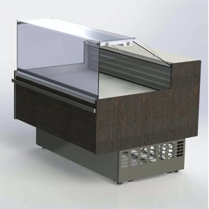 Универсальная холодильная витрина Spring D куб ЛДСП (темное) 1563