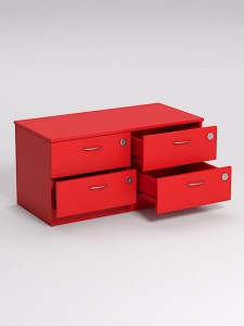 Тумба T-19 c 4-мя выдвижными ящиками