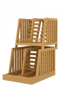 Стеллаж для хлеба багет узкий