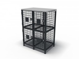 Сумочная сетчатая на 4 ячейки со столешницей