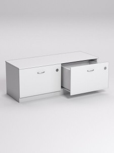 Тумба T-15 с 2-мя выдвижными ящиками