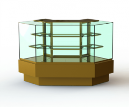 Холодильная витрина для кулинарии SOUL Угловая mini 90