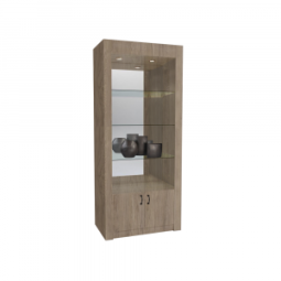 Витрина ЭОС №3 (открытая, задняя стенка зеркало)