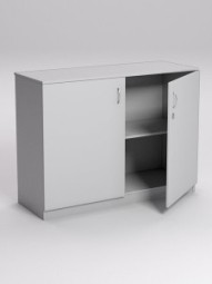 Тумба T-23 с распашными дверцами и полкой