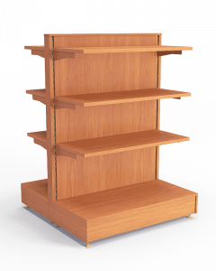 Двухсторонний винный стеллаж островной