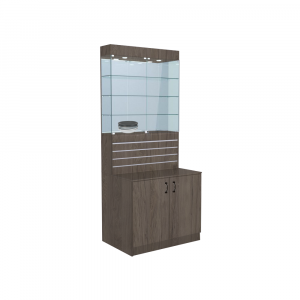 Витрина ГЕКСАГОН №4, задняя стенка Зеркало