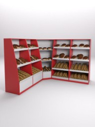 Комплект стеллажей для хлеба ДЕМЕТРА №1