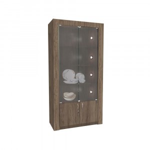 Витрина ГЕРМЕС №3-4 (с дверками, задняя стенка ДВП)