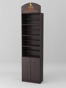 Стеллаж для чая и кофе №4 с фризом