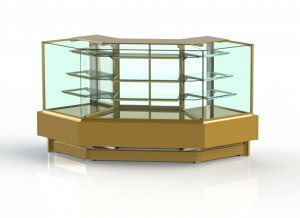 Витрина для выпечки SOUL Угловая 90