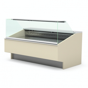 Холодильная витрина для рыбы Spring D куб, сплошные боковины 938