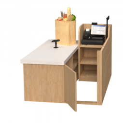 Кассовый стол ЛЕНТА №1 левый