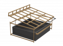 Овощной развал с накопителем и рекулировкой наклона