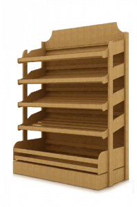 Стеллаж для хлеба облегченный рядный широкий