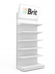 Стеллаж Брит 1000 с лайтбоксом Monge