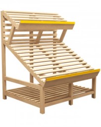 Овощной развал пристенный с дополнительной полкой