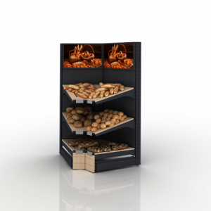 Угловой кондитерский стеллаж Vista