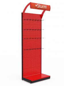 Стеллаж с крючками