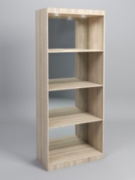 Стеллаж ПАСИФЕЙ №2-3 (задняя стенка зеркало)