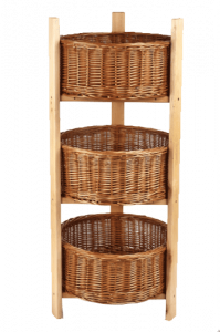 Стойка с тремя опорами под круглые корзины