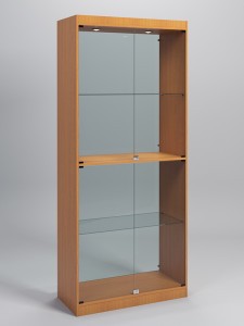 Стеллаж ПАСИФЕЙ №2-5 (задняя стенка стекло)