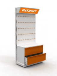 Стеллаж с ящиками Patriot
