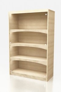 Винная витрина - шкаф из ЛДСП с дверцами