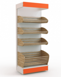 Стеллаж хлебный металлический